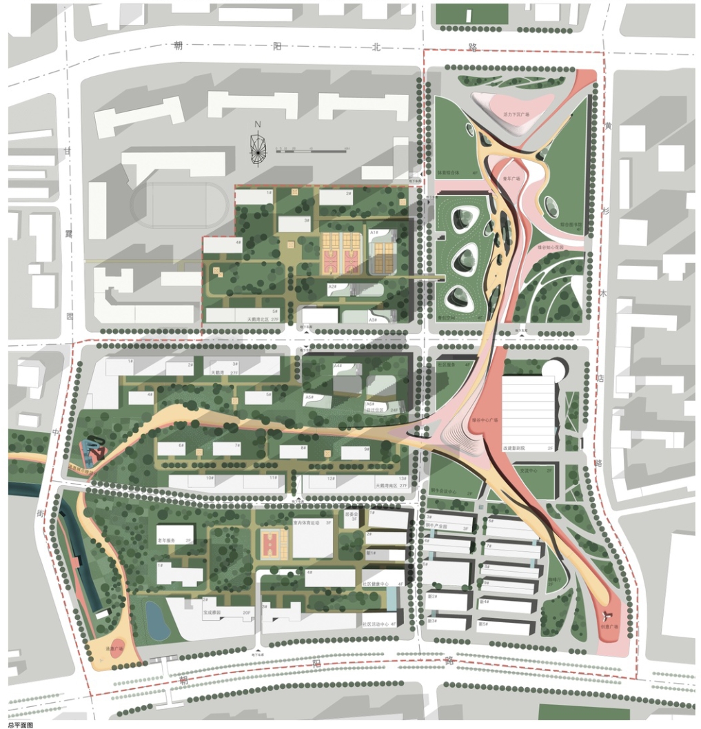 Future Healthy City: Youth Green Village in Urban Center